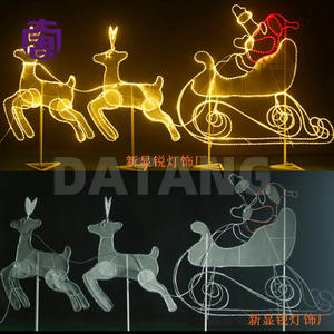 Luces LED personalizadas de renos grandes para interiores con clasificación IP65, para uso en días festivos y festivales, renos iluminados para exteriores. - Product Image 5