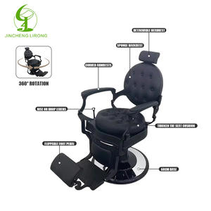 Jincheng, barbería de belleza, equipo de salón de antigüedades, silla de barbero hidráulica, muebles, silla de peluquería, metal pesado, precio barato - Product Image 5