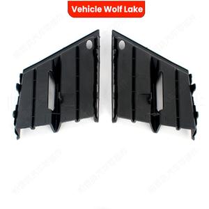 Encadrements de feux antibrouillard Skoda Fabia 2015-2020, caches de pare-chocs avant en ABS, garnitures latérales gauche et droite - Product Image 4