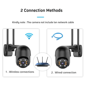 Icsee 2MP mạng không dây Camera 1080P IP Dome tự động theo dõi tầm xa ngoài trời hai chiều âm thanh Wifi PTZ CCTV góc rộng đám mây - Product Image 2