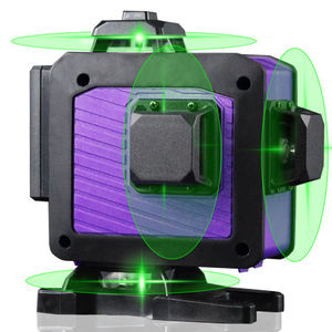 Laser Level 16 Line Green Light 520Nm Industrial Grade With Mount And Case For Wall Floor Alignment - Product Image 3