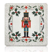 Tapis de table Mahjong américain matelassé multicolore à motif floral et arbre de Noël, style patchwork sur fond rouge, avec bordure multicouche, pour Noël