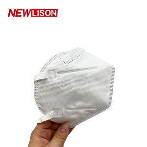 Masque facial jetable NEWLISON à prix avantageux, demi-masque KN95, 4 couches, protection professionnelle, masque respirateur, sangle d'oreille réglable, nez - Product Image 2