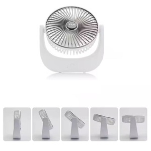 Portable Rechargeable <b>Table</b> Fan With <b>Adjustable</b> Angle And Quiet Operation For Home Office Use - Product Image 2