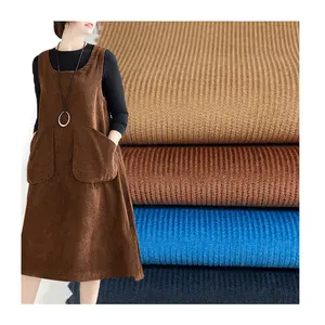 Hot Selling 16w 100% Baumwolle PD weiche Kleidungs stücke uni farben gefärbten Cord Stoff für Jacken Hose Rock Hut Kleid