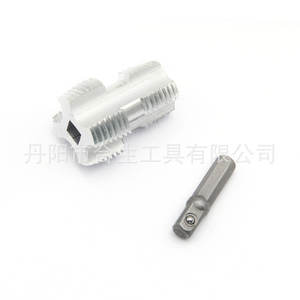 Herramienta de roscado de tuberías Hesheng Power para PPR de 1/2 pulgada NPT, herramienta eléctrica universal para taladro, cortador de roscas internas de 135 mm de longitud - Product Image 3