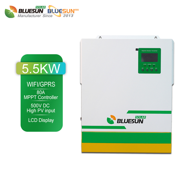 Best Quality Offgrid Solar Inverter 3.5kw 5.5kw 7kw 12kw Single Phase Output Inverter for Solar Power System and Battery