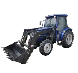 Tracteur agricole multifonction 4WD tracteur agricole compact mini tracteurs agricoles 4x4 pour petite ferme agricole