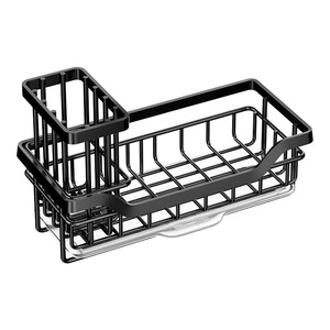 Égouttoir à éponge Jin Leyuan en acier inoxydable, panier de rangement pour comptoir de cuisine, organisateur pour savon, brosse et nettoyant - Product Image 5