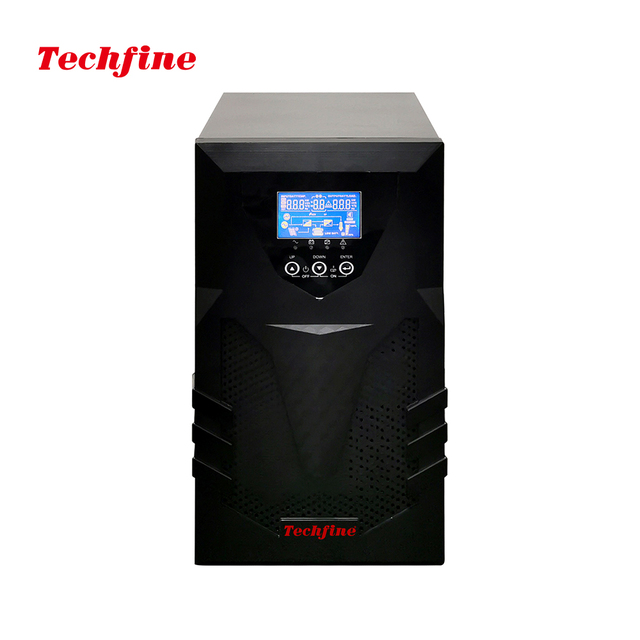 High Frequency 6KVA 6KW Single Phase Online UPS Pure Sine Wave Output 0ms Conversion Inverter Power Supply
