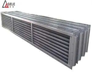 GELE Water Cooled Heat Exchanger Gas Heating Coil Drying Heat Exchanger for Dryer Wood Plant