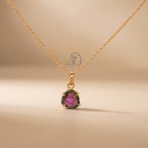 New Arrival S925 Sterling <b>Silver</b> 925 Gold Plated Watermelon Tourmaline Large Paperclip Chain <b>Necklace</b> Wedding Gift - Product Image 3