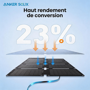 Panel Solar Portátil Anker SOLIX PS60 de 60W para Camping, Almacenamiento y Recarga de Energía - Product Image 3