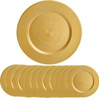 Assiette de Présentation Moderne de Luxe Écologique 13'' en PP pour la Rentrée Scolaire, Événements et Hôtels - Vente en Gros à Prix Abordable
