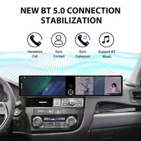 Autoradio MOOKAKA double écran 12,3 pouces pour Mitsubishi Outlander 2014-2022, Android 15, GPS Navi, stéréo, CarPlay sans fil
