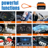 Escáner de Fallas para Automóviles KONNWEI KW906 ELM327 V1.5 OBD2, Herramienta de Diagnóstico OBDII con Bluetooth 5.0 para Android/iOS, Lector de Códigos
