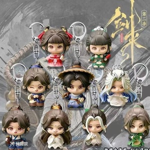 Porte-clés en acrylique version Q « Épée du Futur » – Personnage de manga <span class=keywords><strong>Chen</strong></span> Ping'an et Ning <span class=keywords><strong>Yao</strong></span> – Pendentif pour sac à dos – Cadeau pour fans - Product Image 6