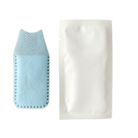 Toallitas Desechables de Tela para Blanqueamiento Dental, Diseño Clásico, Sabor a Menta, Cepillo de Dedo, Curado Rápido, Fácil Remoción, para Salón Dental FBU