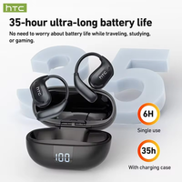 Écouteurs Bluetooth V6.0 HTC NE47 AI, écouteurs sans fil sportifs OWS, traduction AI, écouteurs confortables, super basses, écouteurs ouverts