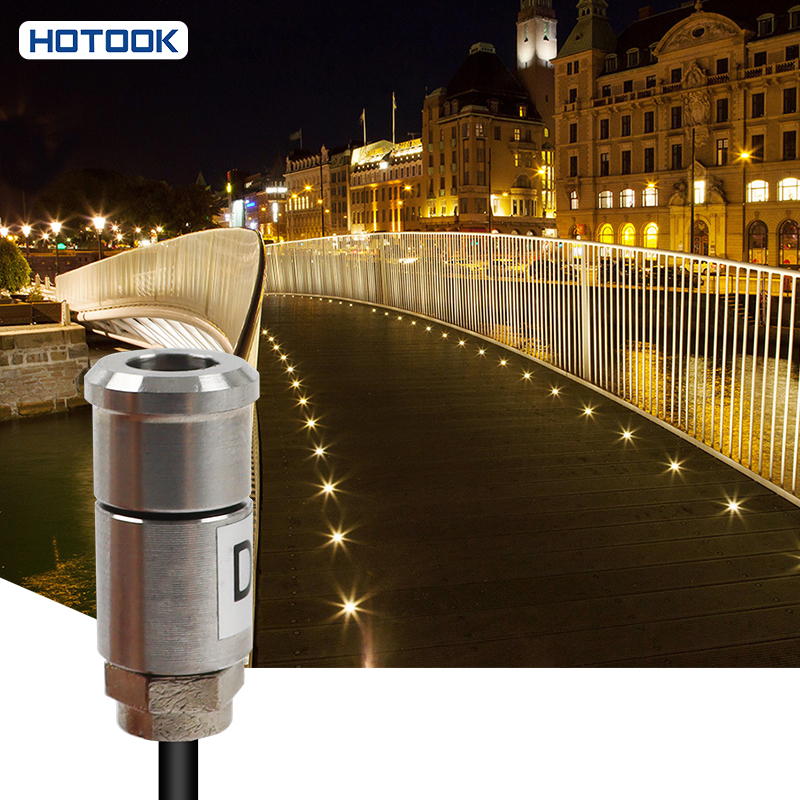 IP68 Waterproof Recessed Mini LED Inground Light 1W Outdoor12V 24VDC Low Voltage Deck Lighting Buried Underground Lights