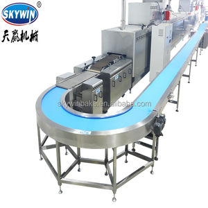 स्वचालित कुकीज़ बिस्कुट उत्पादन लाइन अनुकूलन योग्य आकार बिस्कुट कुकीज़ बनाने वाली मशीन - Product Image 4