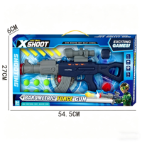 Pistolet à balles souples à succès avec balles pour jeu de tir, jouet de tir de réalité virtuelle pour garçon