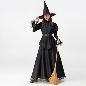 <span class=keywords><strong>Disfraz</strong></span> de Bruja Negra para Halloween, <span class=keywords><strong>Disfraz</strong></span> de Bruja para Carnaval, Conjunto de <span class=keywords><strong>Disfraz</strong></span> de Juego de Rol, Vestidos de <span class=keywords><strong>Mujer</strong></span>, Disfraces para Convenciones de Cómics - Product Image 6