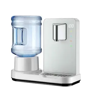 Mini dispensador de água, dispensador de água quente em 6 segundos para beber água quente, máquina inteligente