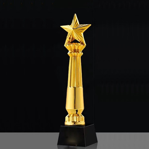 Trofeo <span class=keywords><strong>de</strong></span> resina nuevo círculo deslumbrante <span class=keywords><strong>de</strong></span> Honor premio título honorario trofeo recuerdo - Product Image 1