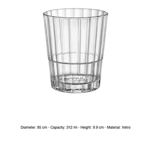Vaso Oxford Bar Rocks Glass 31.2 cl H 9.9 cm Ø 8.5 cm Templado Imp. Bormioli Rocco - Product Image 3