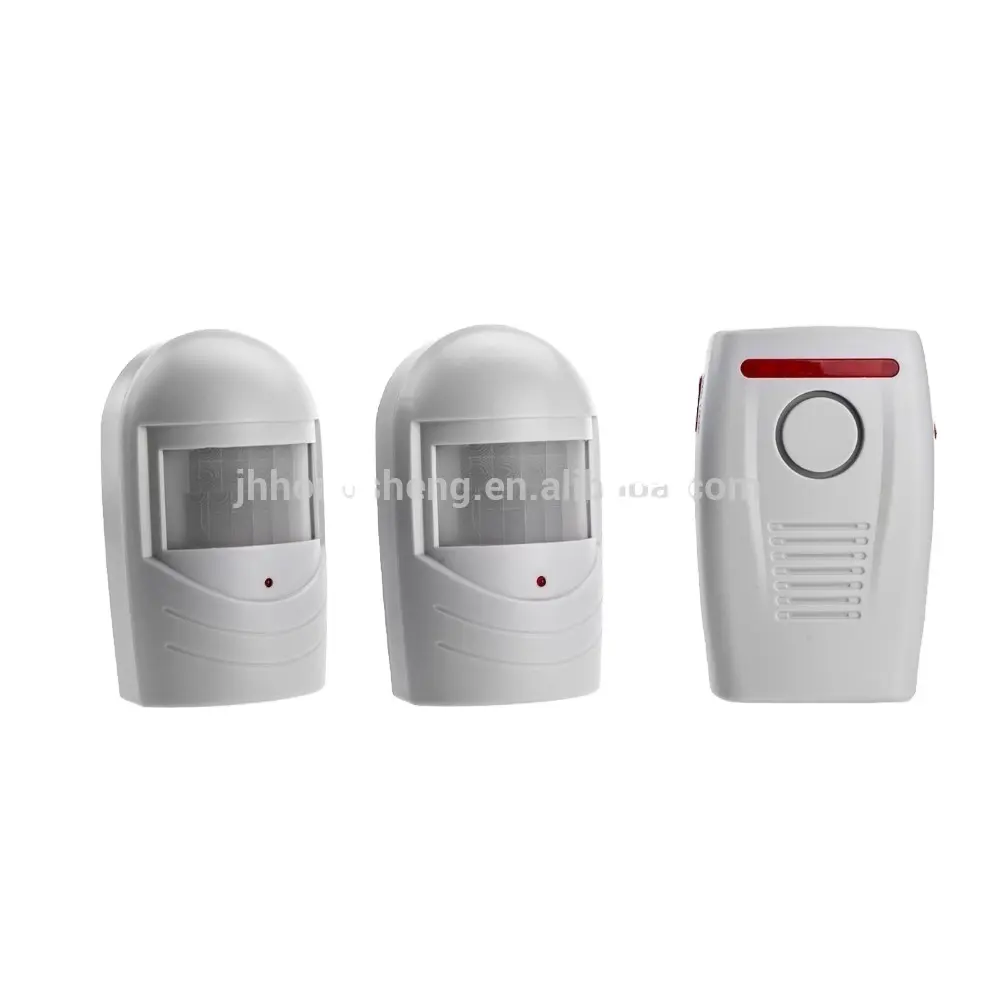Wireless Home Motion Sensor Security Driveway Alarm House Security Alarm System 1 Receiver and 2 PIR Sensors
