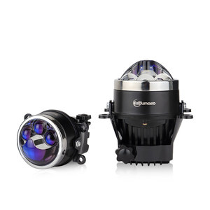 مصباح أمامي LED ثنائي العدسة JHS K222 بقوة 100 واط وقطر 3 بوصات، مصباح ضباب عالي القوة، أنظمة إضاءة تلقائية للسيارات العالمية - Product Image 1
