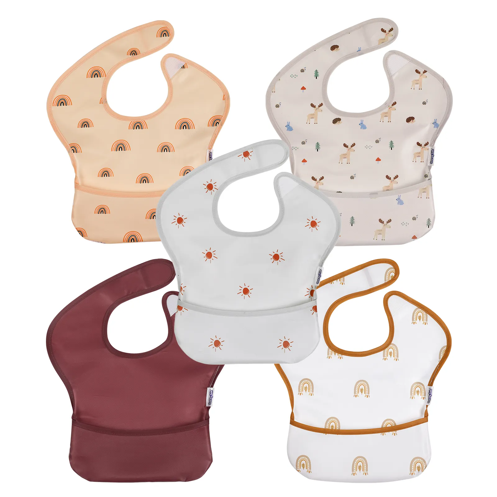 Baby Bibs Waterproof Washable Easy Wiping BABY BIBS polyester baby bib