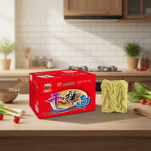 Mie Mangkuk Besar 3kg Penjualan Langsung Pabrik Dapat Disesuaikan Rendah Kalori Kemasan Kotak Mie Buatan Tangan Lezat