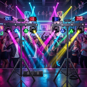 Sistema de Iluminación DJ Portátil con Soporte para Fiestas y Discotecas, Luces LED, Equipo de DJ, Barra LED Profesional para Conciertos y Escenarios - Product Image 1