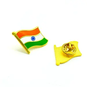 Broches personalizados de bandeira do mundo, pin, étnico, joia, bandeira indiana, broche para mulheres e homens