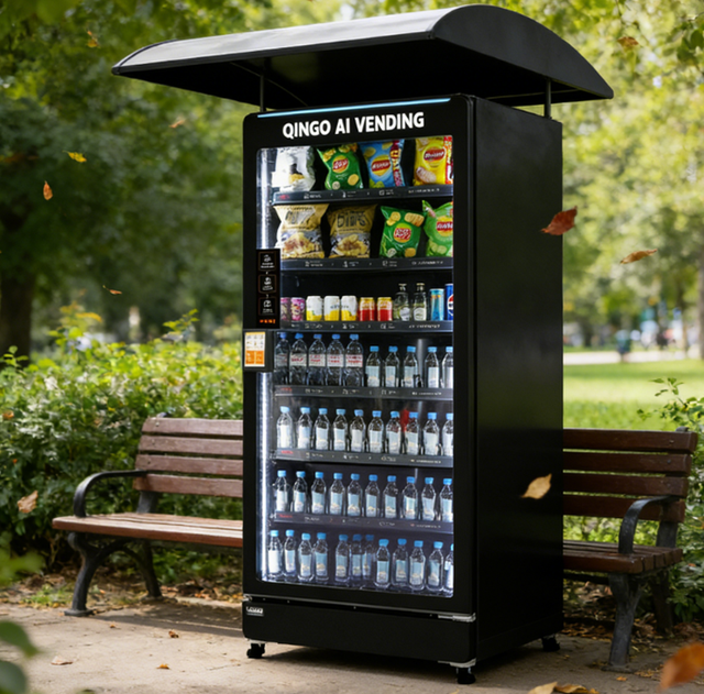 Qingo Hot Selling Convenient Self-Service Large Capacity Automatic Vending Machine Combo Snacks Drinks Food Vending Machine