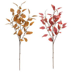 I558 foglie di <span class=keywords><strong>eucalipto</strong></span> artificiale decorazioni per la casa di nozze ornamenti sala matrimonio sfondi fase - Product Image 4