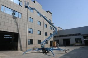 Certifié CE TUV 16m monté sur camion nacelle élévatrice à flèche articulée mobile aérienne homme seau panier plate-forme - Product Image 4