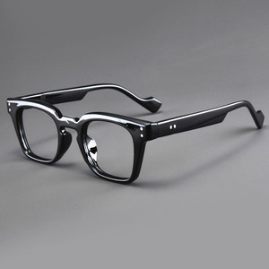 Montures <span class=keywords><strong>de</strong></span> <span class=keywords><strong>lunettes</strong></span> optiques épaisses et durables <span class=keywords><strong>de</strong></span> marque Zhegan, modèle 2025, style vintage, à monture carrée, <span class=keywords><strong>verres</strong></span> transparents, pour la lecture – Nouveauté très prisée - Product Image 1