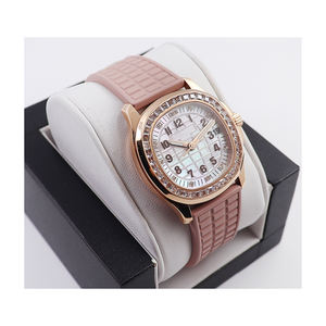 Montre mécanique pour femmes haut de gamme en Offre Spéciale vente en gros boîtier en forme de rectangle de marque avec lunette en zircon 36mm montre d'affaires pour femmes - Product Image 3
