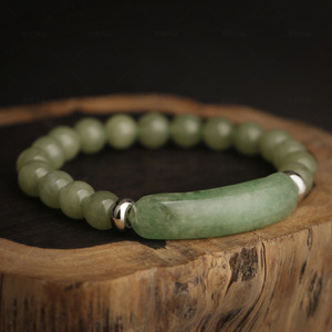 Pulsera De Cuero Para Hombre Summer Cool Stretchy Thread Braided pink Crystal <strong>Agate</strong> <strong>String</strong> Natural tiger Eye Bracelet for Women - Product Image 3