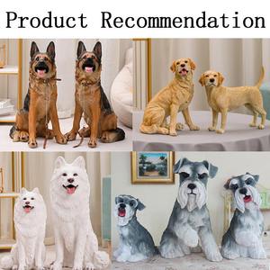 Escultura de Resina de Dóberman <span class=keywords><strong>Inu</strong></span> Personalizable, Dibujada a Mano, <span class=keywords><strong>Estatua</strong></span> de Decoración de Animales Grandes, Decoración de Escritorio para Sala de Estar, Regalo - Product Image 5