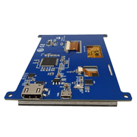 Pantalla LCD de 5 Pulgadas con Certificación CE, 800*RGB*480, Pantalla LCD RGB, Compatible con HDMI, Linux y Ubuntu