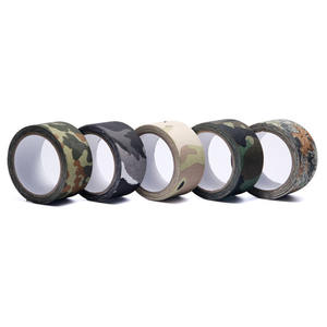 Bande de camouflage auto-adhésive de 5cm de large Matériau en coton de 5m de long Spot étanche pour une utilisation en extérieur dans le désert de la <span class=keywords><strong>jungle</strong></span> - Product Image 1