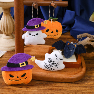 Gantungan Kunci Halloween Model Baru, Hiasan Gantung Labu, Kelelawar, Hantu, Penyihir, untuk Tas Ransel, Dompet, Kunci, Hadiah Pesta Trick Treat - Product Image 3