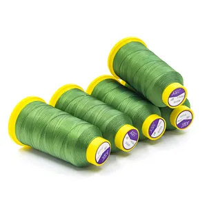 tex 45 tex 70 industrial bonded 100 % polyester thread 70d filament for auto Upholstery sewing