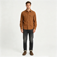 Jean en denim coupe droite slim athlétique délavé style vintage printemps lavable respirant avec logo personnalisé et rivets boutonnés style urbain