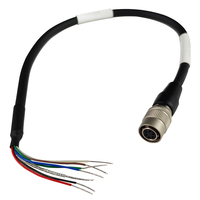 Cable de disparo para cámara industrial HR10-7P-6S de 6 pines, compatible con Hirose, blindado, IP67 IP68, OEM ODM