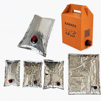 Sac aseptique haute barrière personnalisé avec logo, directement de l'usine, avec robinet pour distributeur de café froid infusé à froid